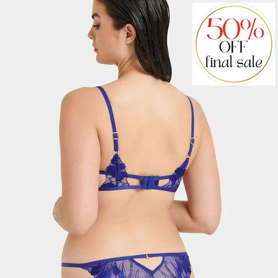 Bluebella Colette Bra in Surf the Web Blue 41691-Anna Bella Fine Lingerie-Surf The Web Blue-32-B