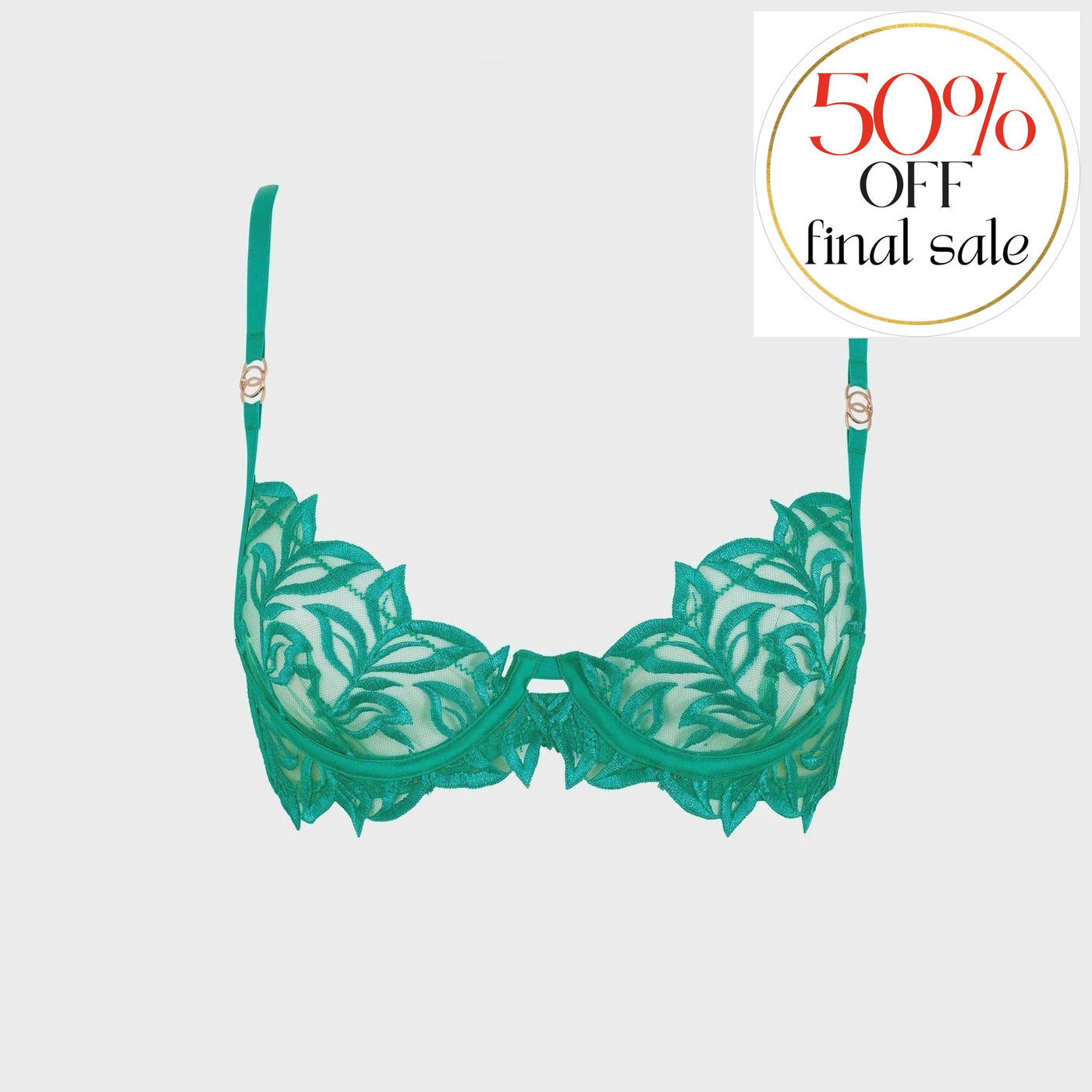 Bluebella Isadora Bra in Columbia Green 41755-Anna Bella Fine Lingerie-Columbia Green-34-B