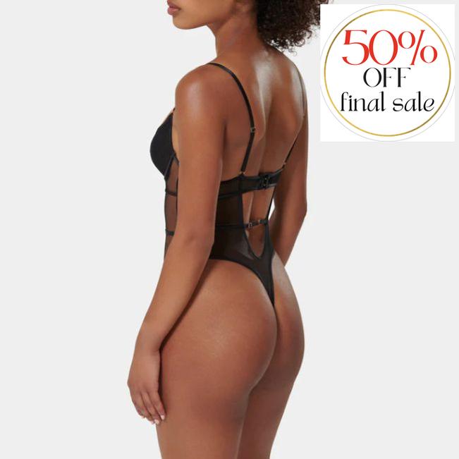 Bluebella Joni Wired Body 42269-Bodysuit-Bluebella-Black-32-A-Anna Bella Fine Lingerie, Reveal Your Most Gorgeous Self!