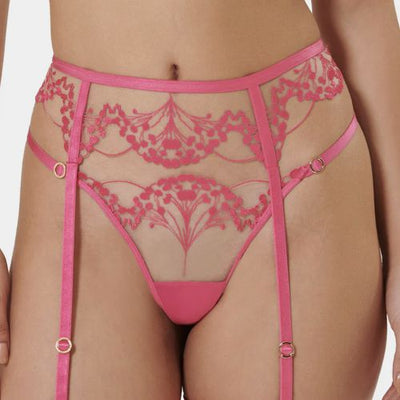 Bluebella Marisa Suspender 42386 in Fuchsia Pink-Anna Bella Fine Lingerie-Fuchsia Pink-XSmall-