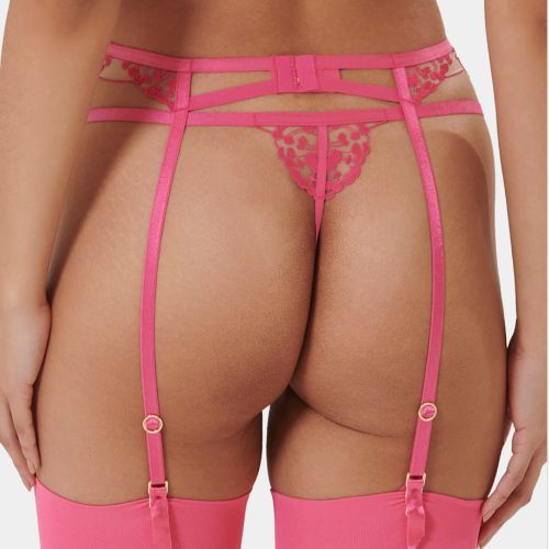 Bluebella Marisa Suspender 42386 in Fuchsia Pink-Anna Bella Fine Lingerie-Fuchsia Pink-XSmall-