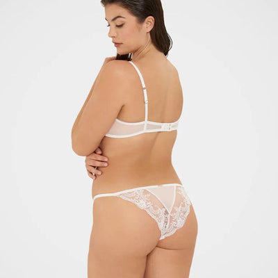 Bluebella Marseille Brief in White 41548-Panties-Bluebella-White-XSmall-Anna Bella Fine Lingerie, Reveal Your Most Gorgeous Self!