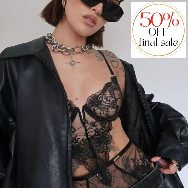 Bluebella Marseille Wired Body 41499-Anna Bella Fine Lingerie-Black-32-B