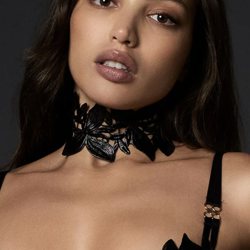 Bluebella Ophelia Choker in Black 41778-Seductive Accessories-Bluebella-Black-One Size-Anna Bella Fine Lingerie, Reveal Your Most Gorgeous Self!