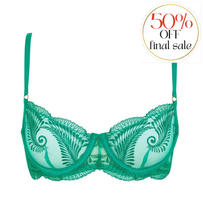 Bluebella Rafaela Bra in Columbia Green 41780-Anna Bella Fine Lingerie-Columbia Green-34-B