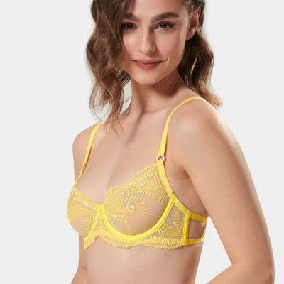 Bluebella Rafaela Bra in Yellow Iris 41998-Anna Bella Fine Lingerie-Yellow Iris-32-B