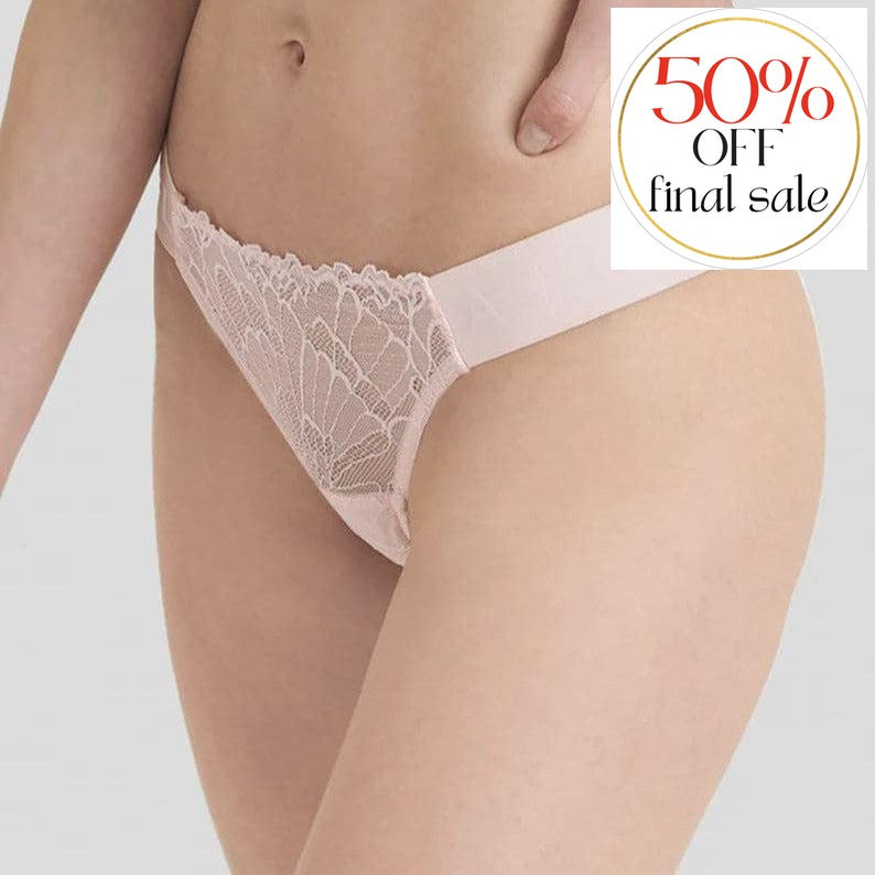 Bluebella Tori Thong in Pale Pink 41834-Anna Bella Fine Lingerie-Pale Pink-XSmall-