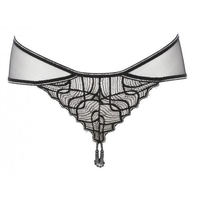 Bracli Manhattan Pearl Brief-Seduction-Bracli-Black-Small-Anna Bella Fine Lingerie, Reveal Your Most Gorgeous Self!