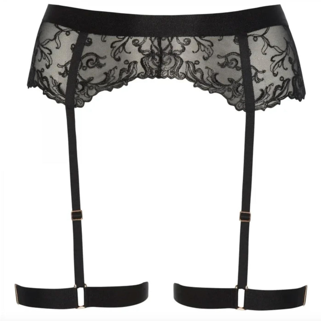 Bracli Vienna Harness Garter-Seduction-Bracli-Black-Medium-Anna Bella Fine Lingerie, Reveal Your Most Gorgeous Self!