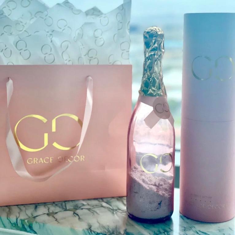 By Grace Decor Bubbly Bomb in Rose Geranium-Scent-By Grace Decor-Anna Bella Fine Lingerie, Reveal Your Most Gorgeous Self!