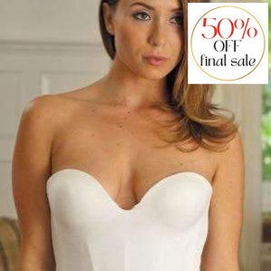 Carnival Invisible Low Plunge Longline-Anna Bella Fine Lingerie-Ivory-34-B