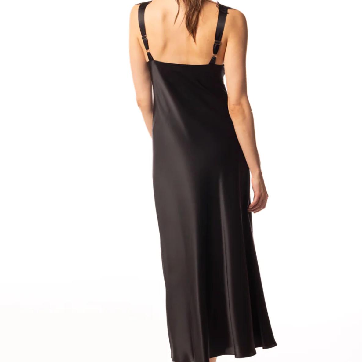 Christine Diva Inferno Gown in Black DI17126-Christine Designs-Black-Small-Anna Bella Fine Lingerie, Reveal Your Most Gorgeous Self!