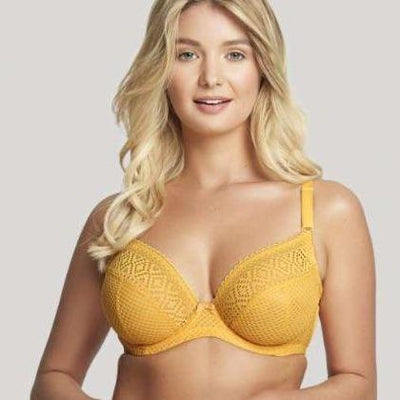 Cleo Atlanta Non Padded Plunge Bra 10006-Anna Bella Fine Lingerie-Maple-32-D