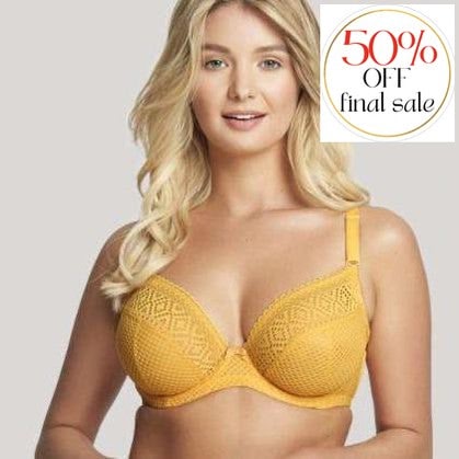 Cleo Atlanta Non Padded Plunge Bra 10006-Bras-Panache-Maple-32-D-Anna Bella Fine Lingerie, Reveal Your Most Gorgeous Self!