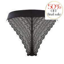 Cleo Lyzy Brief 9762-Panties-Panache-Black-Small-Anna Bella Fine Lingerie, Reveal Your Most Gorgeous Self!
