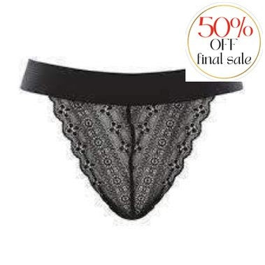 Cleo Lyzy Brief 9762-Panties-Panache-Black-Small-Anna Bella Fine Lingerie, Reveal Your Most Gorgeous Self!