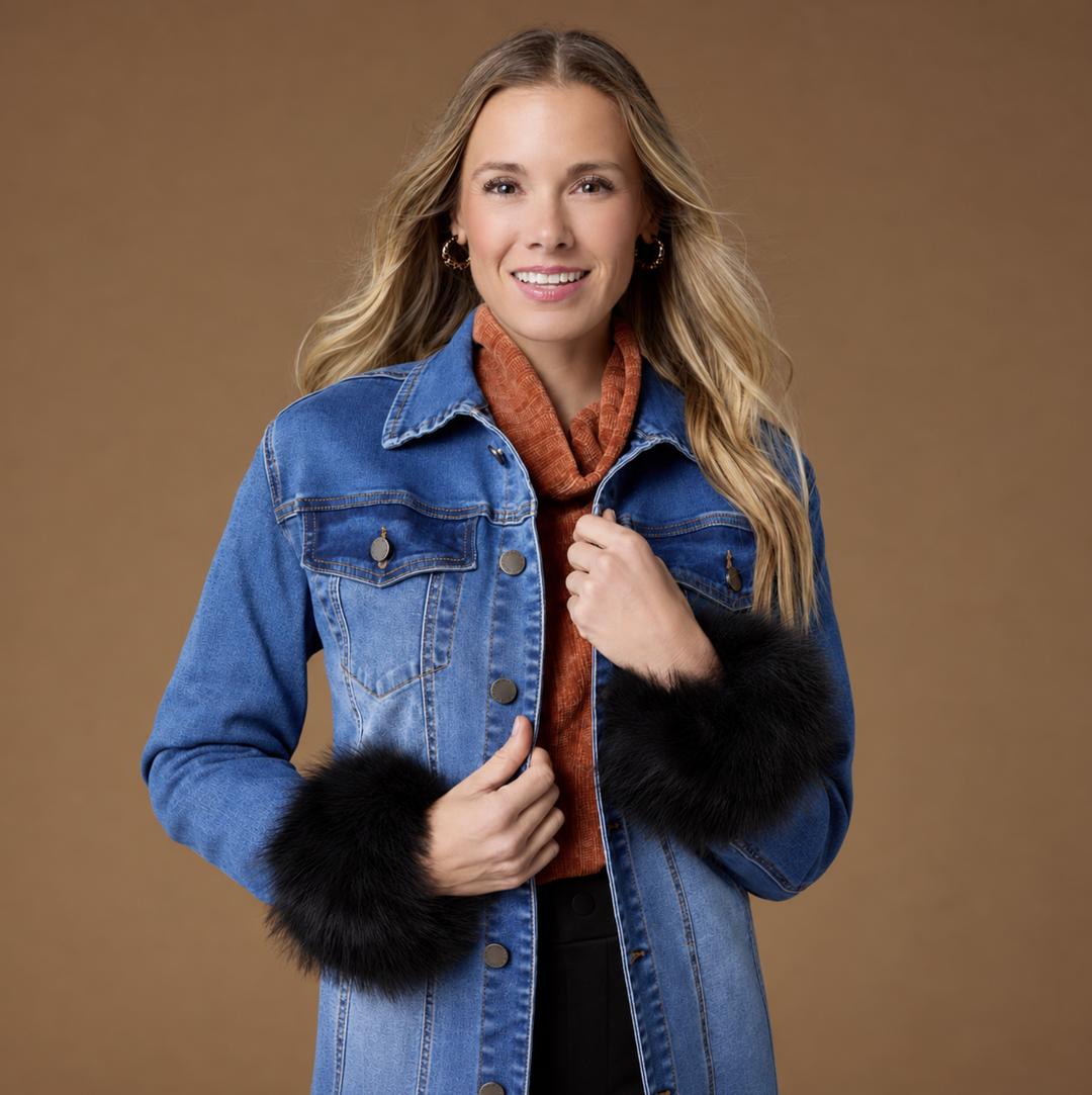 CoCo and Carmen Faux Fur Cuffs 2546325 in Black-Behind the Outfit Solutions-CoCo and Carmen-Anna Bella Fine Lingerie, Reveal Your Most Gorgeous Self!