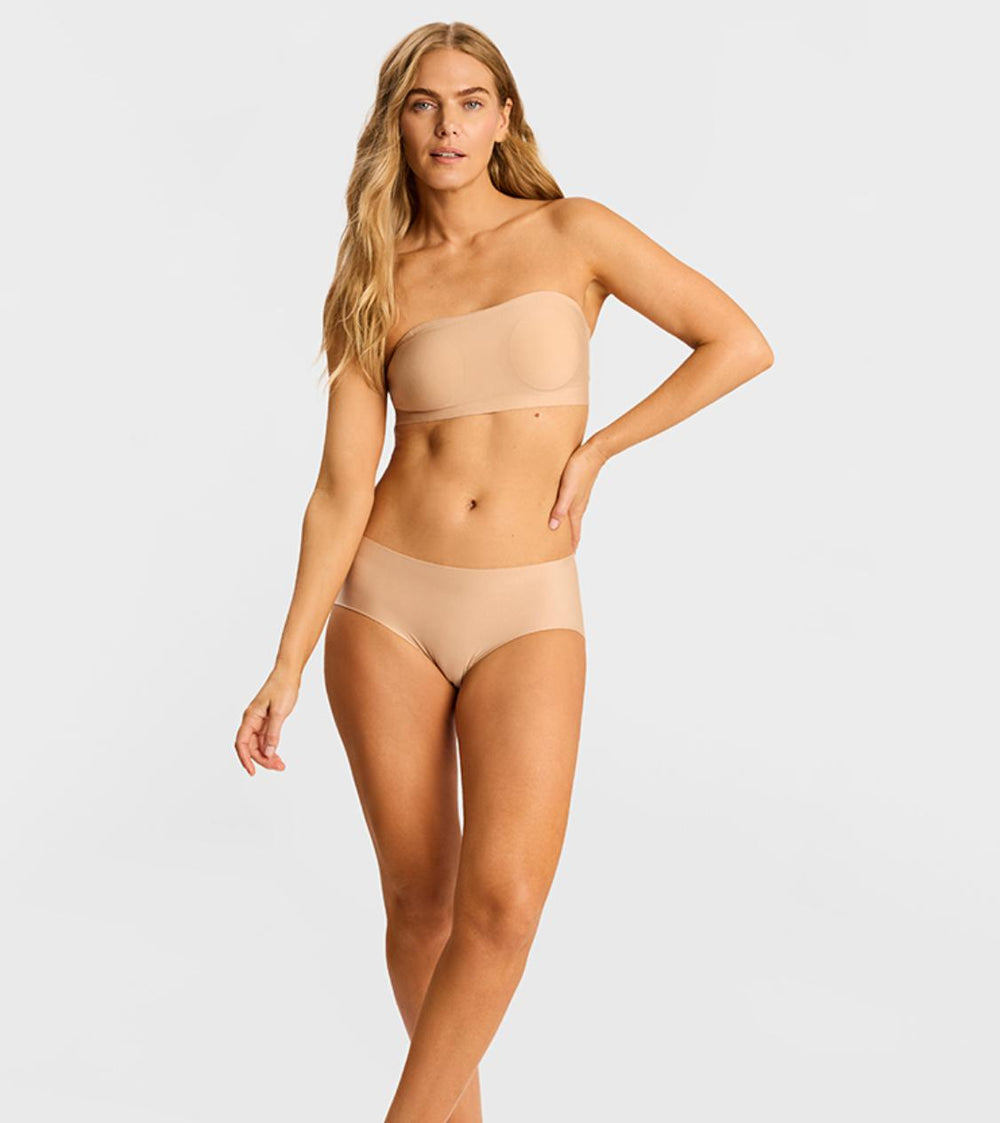 Commando Butter Bikini BK03 in Beige-Panties-Commando-Beige-XSmall-Anna Bella Fine Lingerie, Reveal Your Most Gorgeous Self!