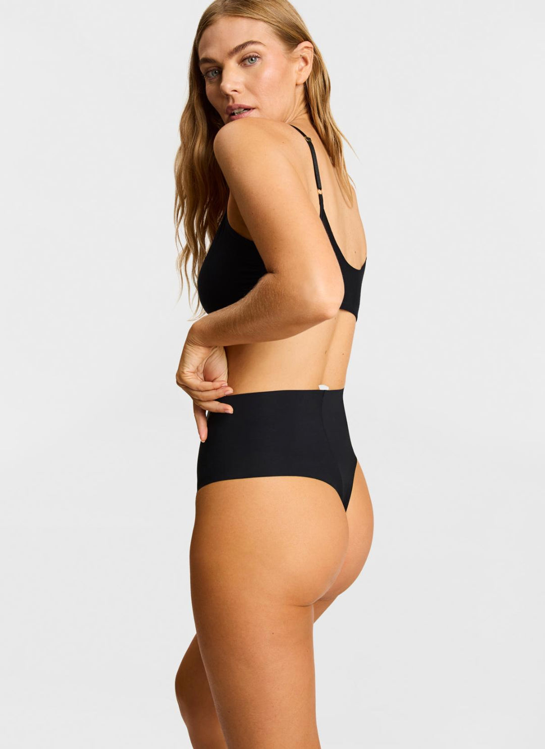 Commando Control Thong CC101-Shapewear-Commando-Black-XSmall-Anna Bella Fine Lingerie, Reveal Your Most Gorgeous Self!
