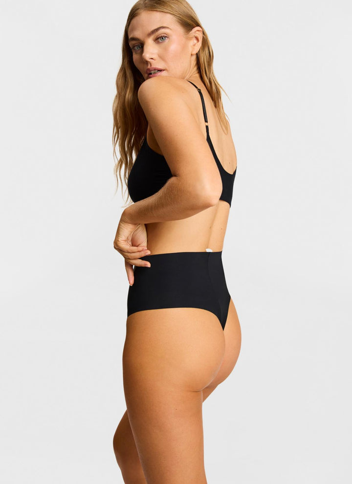 Commando Control Thong CC101-Shapewear-Commando-Black-XSmall-Anna Bella Fine Lingerie, Reveal Your Most Gorgeous Self!