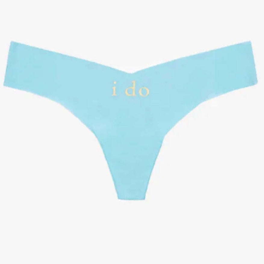 Commando I Do Thong CT09-Anna Bella Fine Lingerie-Blue I Do-Small/Medium-