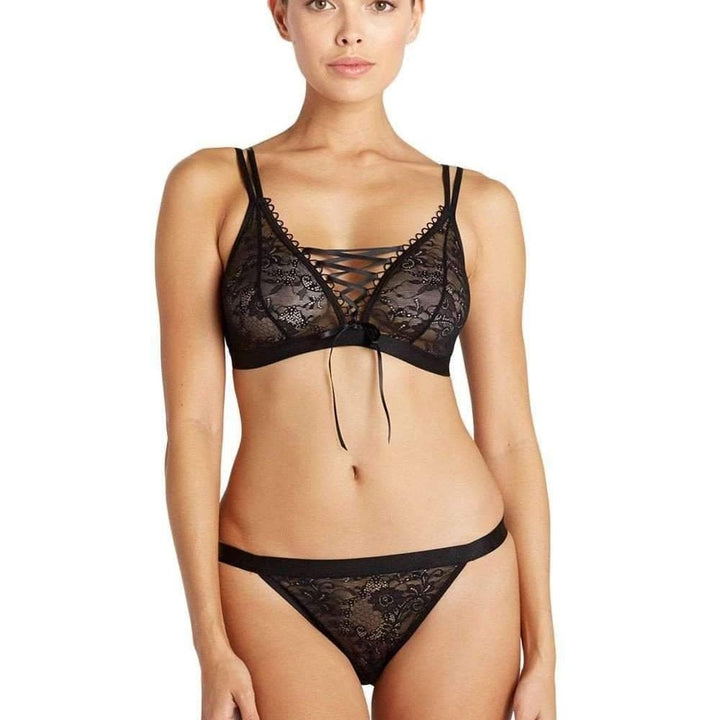 Cosabella Harlow Bralette HARLO1301-Bralette-Cosabella-Black-Small-Anna Bella Fine Lingerie, Reveal Your Most Gorgeous Self!