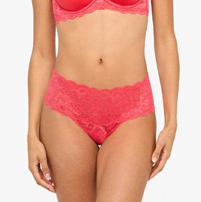 Cosabella Never Say Never Comfie Cutie Thong in Ibisco NEVER0343-Anna Bella Fine Lingerie-Ibisco-Small/Medium-