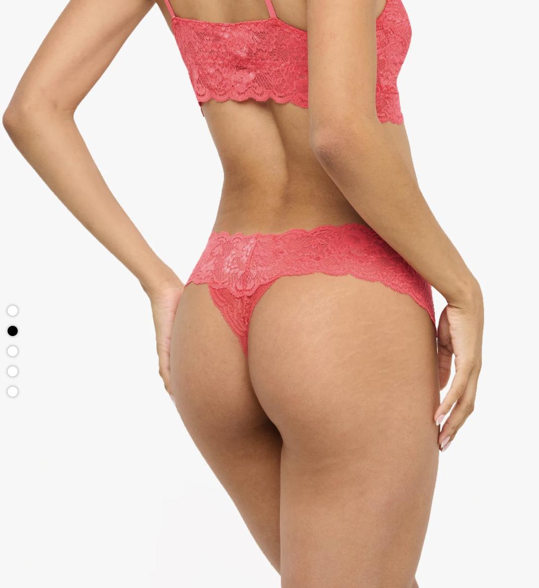 Cosabella Never Say Never Cutie Bow Thong NEVER03 in Ibisco-Panties-Cosabella-Ibisco-One Size-Anna Bella Fine Lingerie, Reveal Your Most Gorgeous Self!