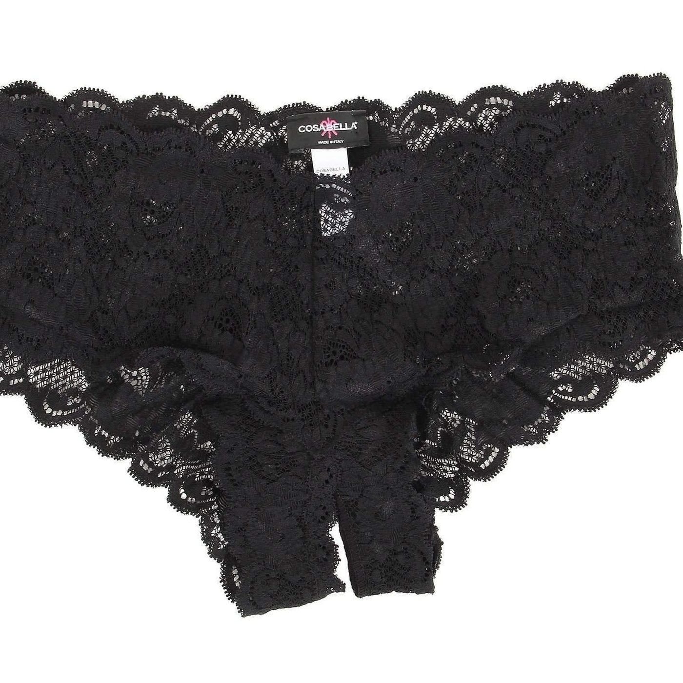 Cosabella Never Say Never Naughtie NEVER0711-Anna Bella Fine Lingerie-Black-Small/Medium-