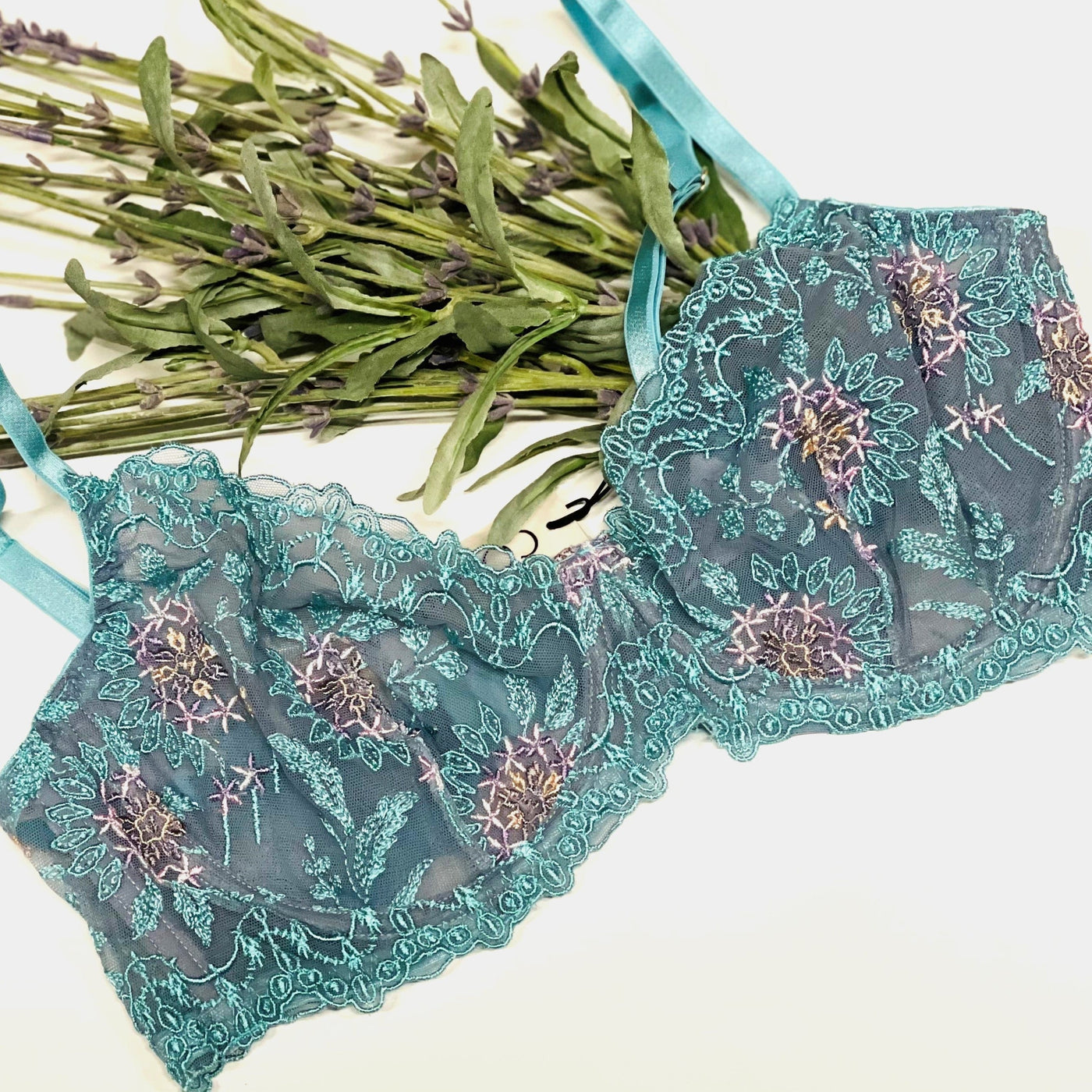 Cosabella Usha Balconette Bra USHAA1121-Anna Bella Fine Lingerie-Soft Jade-34-C