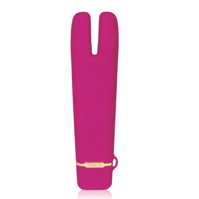 Crave Duet Flex Vibrator in Hot Pink-Personal Care-Crave-Anna Bella Fine Lingerie, Reveal Your Most Gorgeous Self!