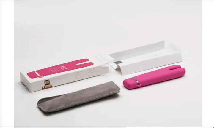 Crave Duet Flex Vibrator in Hot Pink-Personal Care-Crave-Anna Bella Fine Lingerie, Reveal Your Most Gorgeous Self!