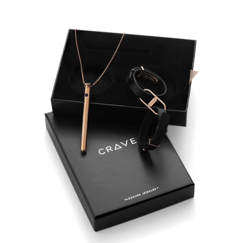 Crave Pleasure Jewelry Gift Set in Rose Gold-Personal Care-Crave-Anna Bella Fine Lingerie, Reveal Your Most Gorgeous Self!