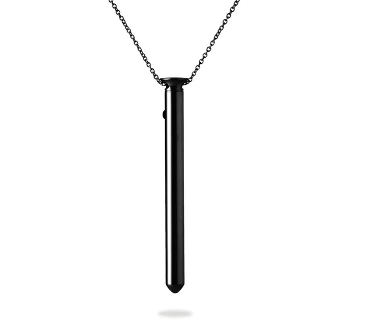 Crave Vesper 2 Vibrator Necklace in Black-Personal Care-Crave-Black-Anna Bella Fine Lingerie, Reveal Your Most Gorgeous Self!