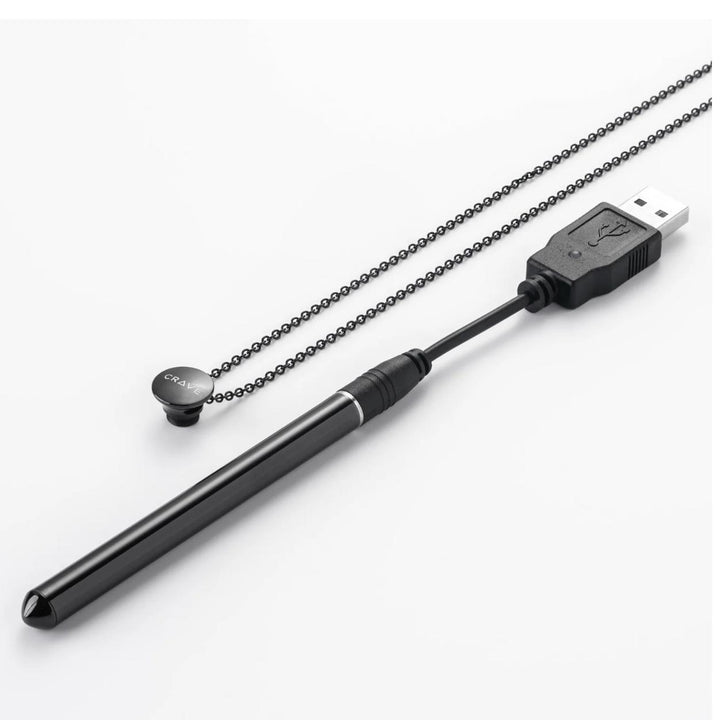 Crave Vesper 2 Vibrator Necklace in Rose Gold-Personal Care-Crave-Rose Gold-Anna Bella Fine Lingerie, Reveal Your Most Gorgeous Self!