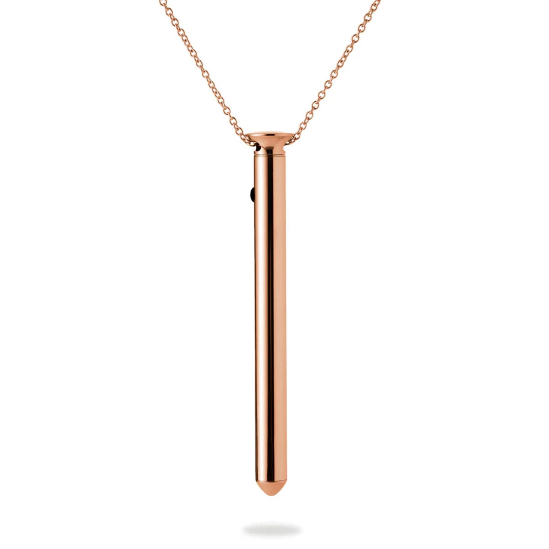 Crave Vesper 2 Vibrator Necklace in Rose Gold-Personal Care-Crave-Rose Gold-Anna Bella Fine Lingerie, Reveal Your Most Gorgeous Self!