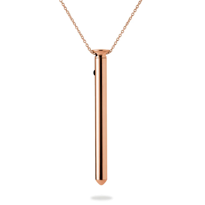 Crave Vesper 2 Vibrator Necklace in Rose Gold-Personal Care-Crave-Rose Gold-Anna Bella Fine Lingerie, Reveal Your Most Gorgeous Self!
