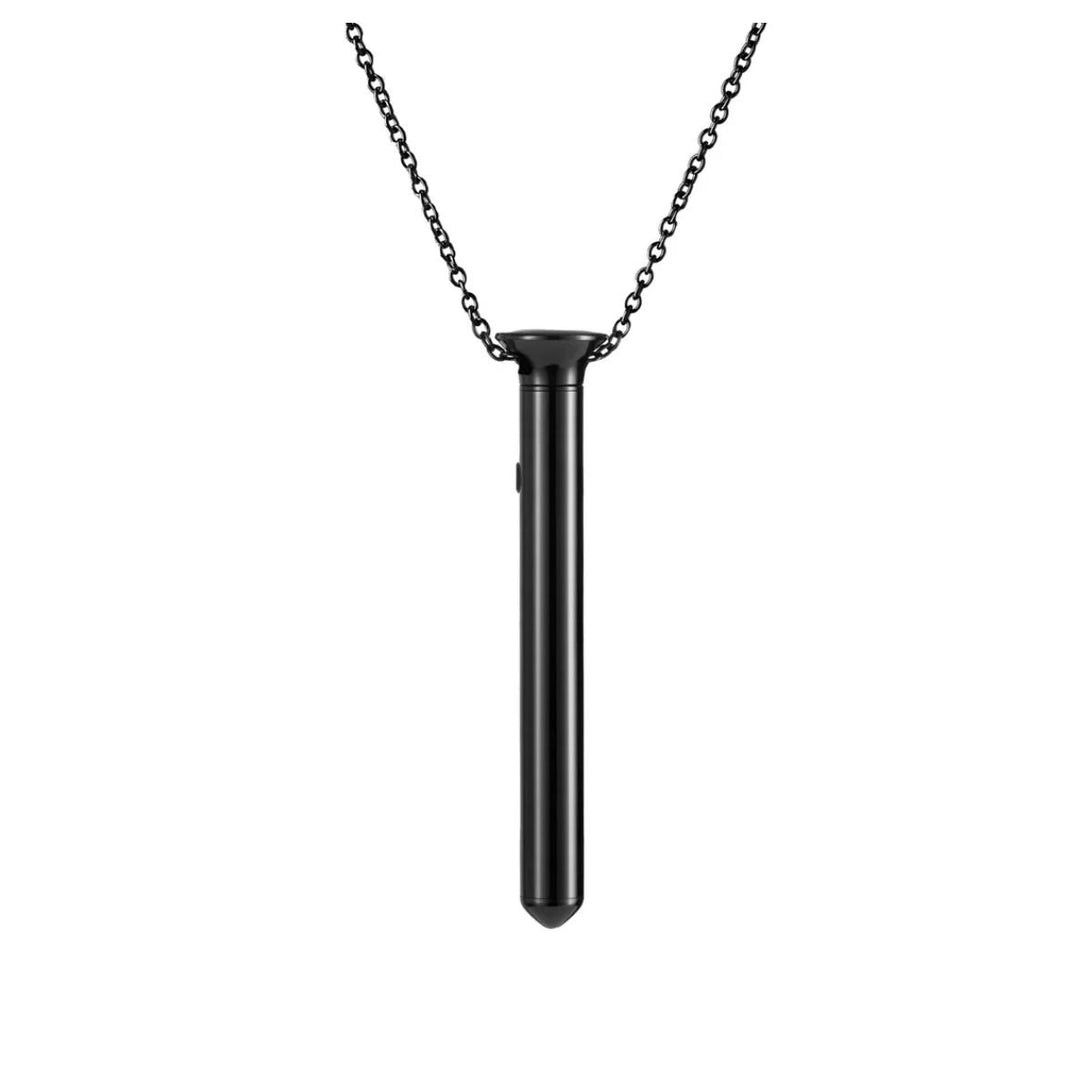 Crave Vesper Mini Vibrator Necklace in Black-Personal Care-Crave-Anna Bella Fine Lingerie, Reveal Your Most Gorgeous Self!