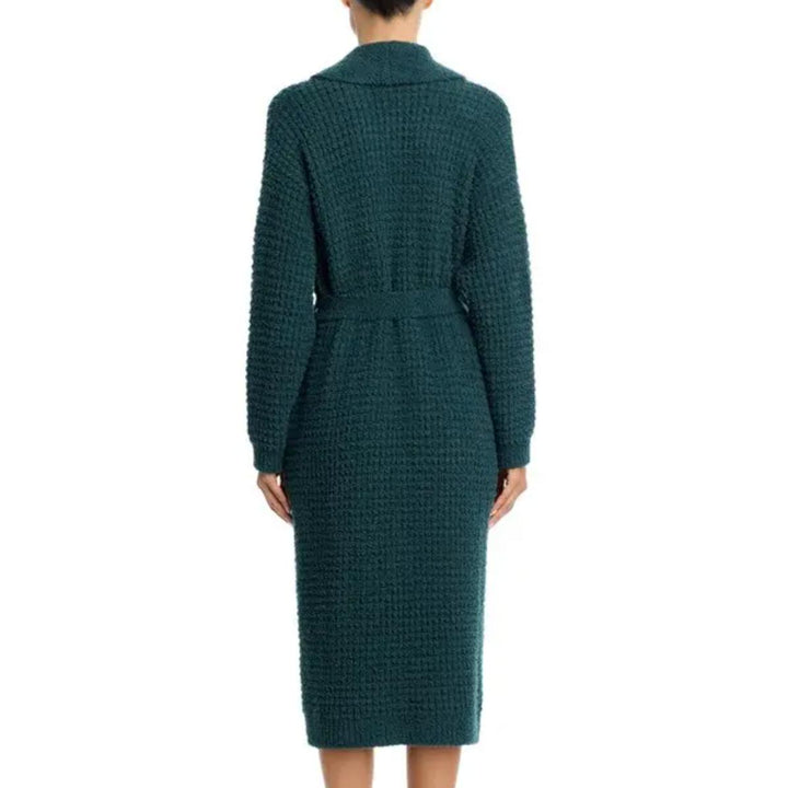 Eberjey Boucle Waffle Robe in Pine R2032-Robes-Eberjey-Pine-Small-Anna Bella Fine Lingerie, Reveal Your Most Gorgeous Self!