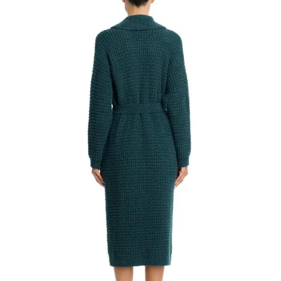 Eberjey Boucle Waffle Robe in Pine R2032-Anna Bella Fine Lingerie-Pine-Small-