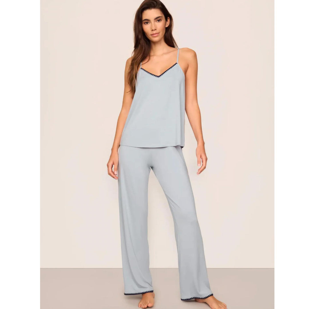 Eberjey Frida Cami Pant PJ Set C2018Z in Gray Dawn-Sleepwear-Eberjey-Gray Dawn-XSmall-Anna Bella Fine Lingerie, Reveal Your Most Gorgeous Self!