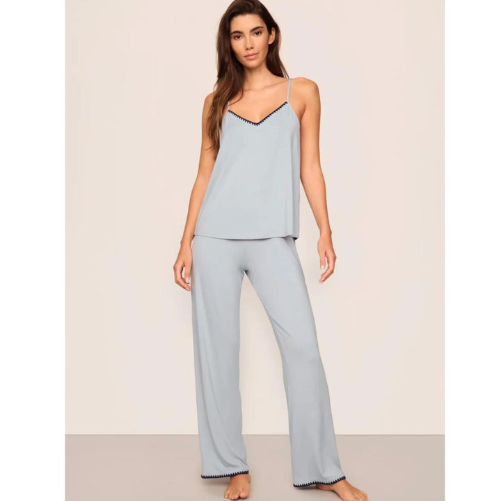 Eberjey Frida Cami Pant PJ Set C2018Z in Gray Dawn-Sleepwear-Eberjey-Gray Dawn-XSmall-Anna Bella Fine Lingerie, Reveal Your Most Gorgeous Self!