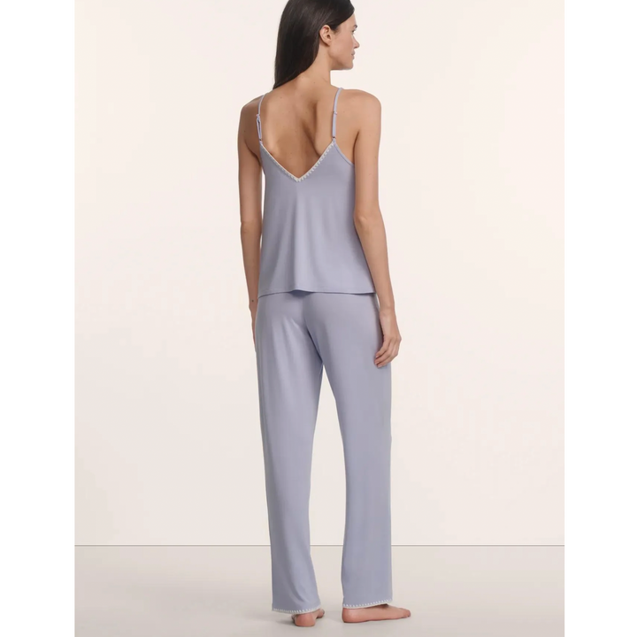 Eberjey Frida Cami Pant PJ Set C2018Z in Lavender Dusk/Ivory-Sleepwear-Eberjey-Lavender Dusk/Ivory-XSmall-Anna Bella Fine Lingerie, Reveal Your Most Gorgeous Self!
