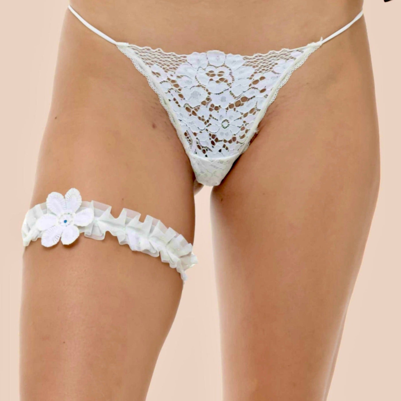 Ellipse Lace String 161255-Anna Bella Fine Lingerie-Ivory-Small-