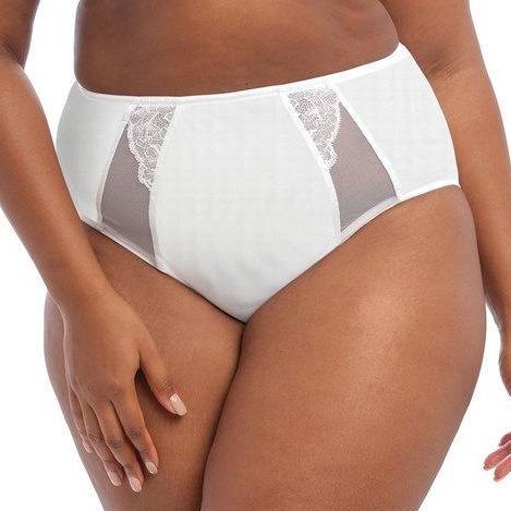 Elomi Brianna Full Brief in White EL8085-Panties-Elomi-White-Medium-Anna Bella Fine Lingerie, Reveal Your Most Gorgeous Self!