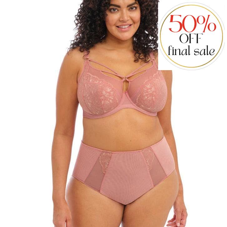Elomi Brianna UW Plunge Bra in Ash Rose EL8080-Bras-Elomi-Ash Rose-40-E-Anna Bella Fine Lingerie, Reveal Your Most Gorgeous Self!