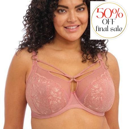 Elomi Brianna UW Plunge Bra in Ash Rose EL8080-Bras-Elomi-Ash Rose-40-E-Anna Bella Fine Lingerie, Reveal Your Most Gorgeous Self!