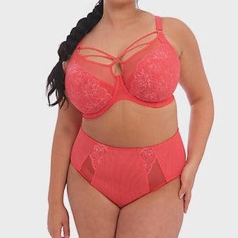 Elomi Brianna UW Plunge Bra in Cayenne EL8085-Bras-Elomi-Cayenne-38-E-Anna Bella Fine Lingerie, Reveal Your Most Gorgeous Self!