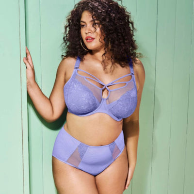 Elomi Brianna UW Plunge Bra in Jacaranda EL8080-Bras-Elomi-Jacaranda-38-E-Anna Bella Fine Lingerie, Reveal Your Most Gorgeous Self!
