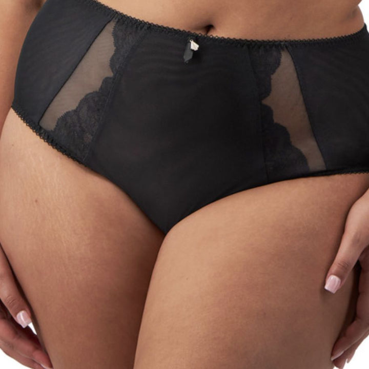 Elomi Cate Allure Full Brief in Black EL302451-Panties-Elomi-Black-XLarge-Anna Bella Fine Lingerie, Reveal Your Most Gorgeous Self!